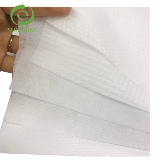 Spunlace Hydrophilic Breathable 100% Viscose Pet Viscose Spunlace Nonwoven Fabric for Compressed Towel