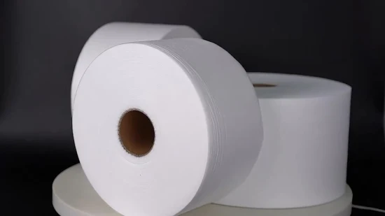 Matière première non hydrophile jetable de couche-culotte de textile tissé de haute catégorie